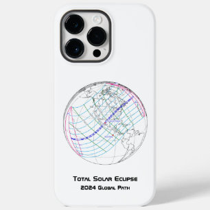 Total Solar Eclipse 2024 Global Path Case-Mate iPhone 14 Pro Max Case