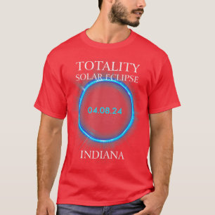 Total Solar Eclipse 2024 Indiana 040824 Astronomy T-Shirt