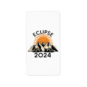 Total Solar Eclipse 2024 Label