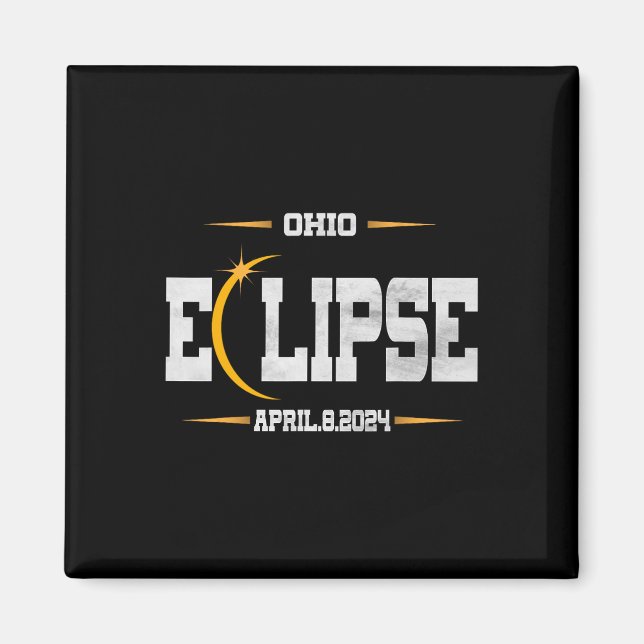 Total Solar Eclipse 2024  Magnet (Front)