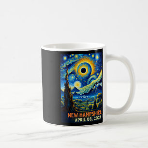Total Solar Eclipse 2024 New Hampshire Starry Nigh Coffee Mug