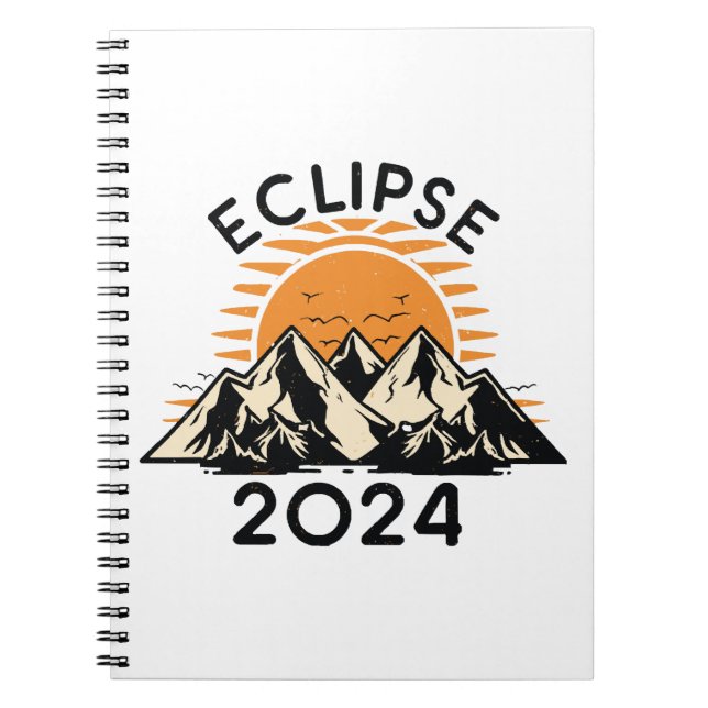 Total Solar Eclipse 2024 Notebook (Front)