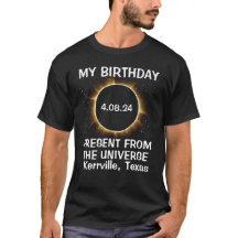 Total Solar Eclipse 2024 Personalised Birthday 