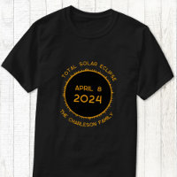 Total Solar Eclipse 2024 Personalized T-Shirt