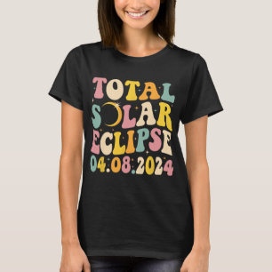 Total Solar Eclipse 2024 Retro Solar Eclipse Men W T-Shirt