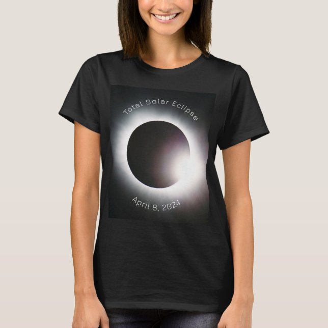 Total solar eclipse 2024 T-Shirt (Front)