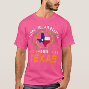 Total Solar Eclipse 2024 Texas North America Astro T-Shirt
