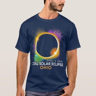 Total Solar Eclipse 2024 Totality 040824 Ohio Long T-Shirt