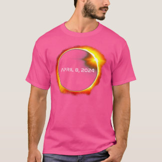 Total Solar Eclipse 2024 Totality Astronomy Family T-Shirt