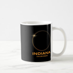 Total Solar Eclipse 2024 Totality Indiana Coffee Mug
