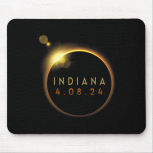 Total Solar Eclipse 2024 Totality Indiana Mouse Mat