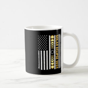 Total Solar Eclipse 2024 Totality Phases US Americ Coffee Mug