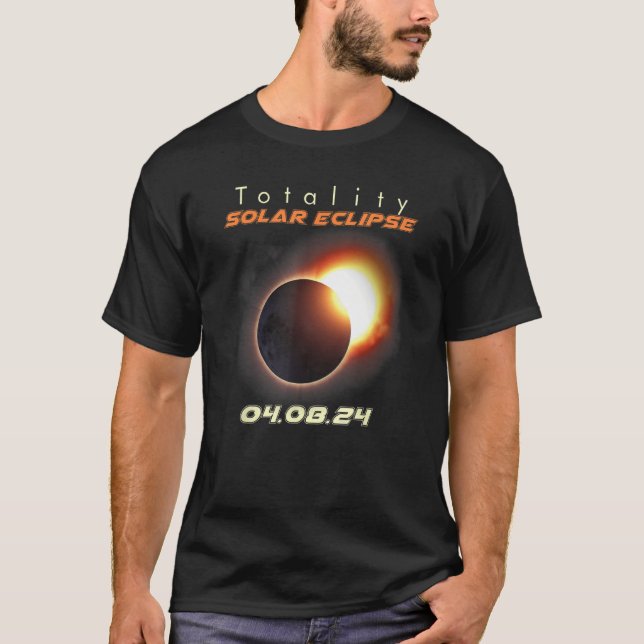Total Solar Eclipse 2024 Totality T-Shirt (Front)