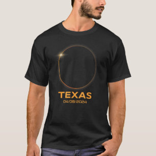 Total Solar Eclipse 2024 Totality Texas T-Shirt