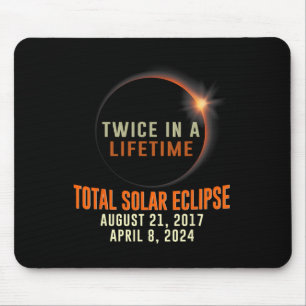 Total Solar Eclipse 2024 Totality Twice In A Lifet Mouse Mat
