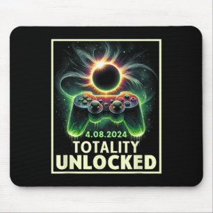 Total Solar Eclipse 2024 Video Game Controller Boy Mouse Mat