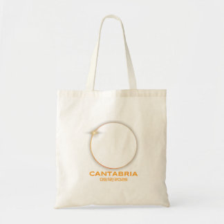 Total Solar Eclipse 2026 Cantabria Spain Totality Tote Bag