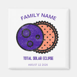 Total Solar Eclipse 2026 Custom Magnet