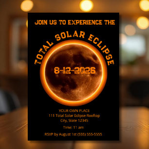 Total Solar Eclipse 2026 Invitation