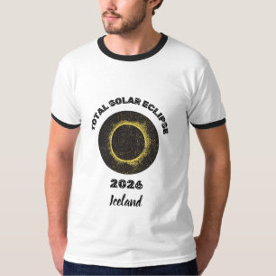 Total Solar Eclipse 2026 Men's Ringer T-Shirt