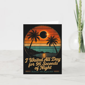 Total Solar Eclipse 2026 Spain Mallorca Artwork Card