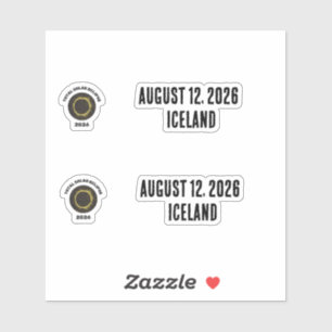 Total Solar Eclipse 2026 Totality Custom Vinyl