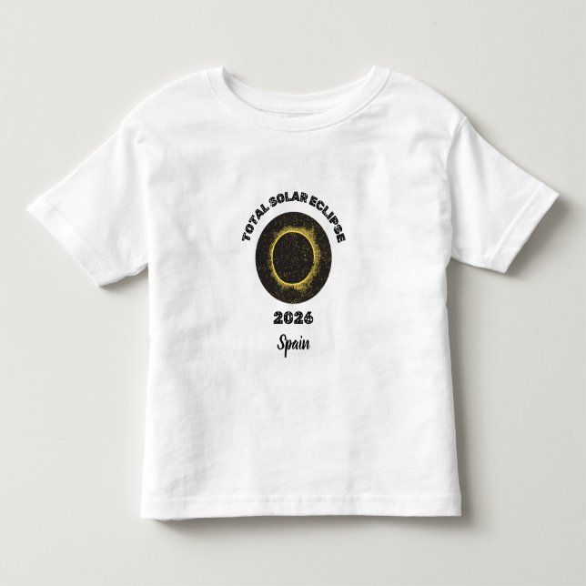 Total Solar Eclipse 2026 Totality Toddler T-Shirt (Front)