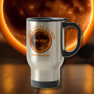 Total Solar Eclipse 2026- Your Own Place Travel Mug