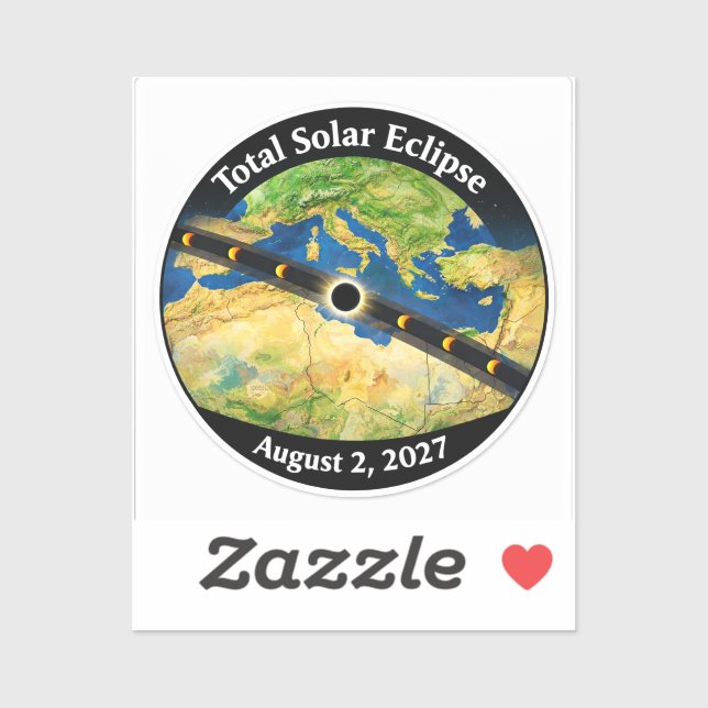 Total Solar Eclipse 2027 Map (Sheet)