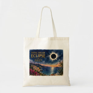 Total Solar Eclipse 2027 Mediterranean  Tote Bag