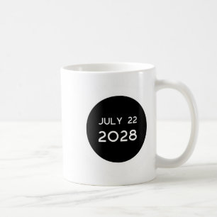 Total Solar Eclipse 2028 New Zealand _1  Coffee Mug