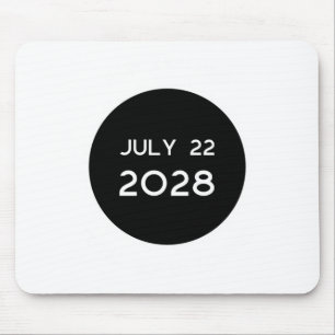 Total Solar Eclipse 2028 New Zealand _1 Mouse Mat