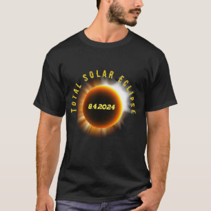 total solar eclipse 8/4/2024 USA T-Shirt
