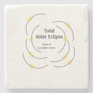 Total solar eclipse add date location half sun pat stone coaster