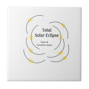 Total solar eclipse add date location half sun pat tile