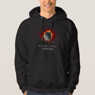 Total Solar Eclipse America Burlington, Vermont Hoodie