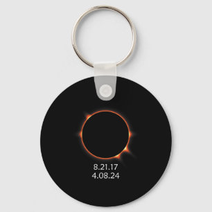 Total Solar Eclipse April 08 Key Ring