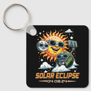 Total Solar Eclipse April 2024 Key Ring