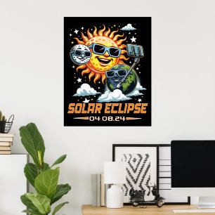 Total Solar Eclipse April 2024 Poster