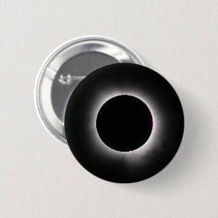 Total Solar Eclipse April 8, 2024 6 Cm Round Badge