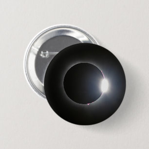 Total Solar Eclipse April 8, 2024 6 Cm Round Badge