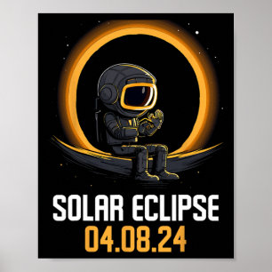 Total Solar Eclipse April 8 2024 America Solar Ecl Poster