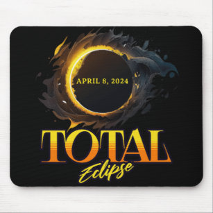 Total Solar Eclipse April 8, 2024 Commemorative  Mouse Mat