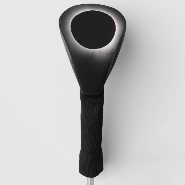 Total Solar Eclipse April 8, 2024 Golf Head Cover (Front)