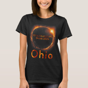 Total Solar Eclipse April 8 2024 Ohio Solar Eclips T-Shirt