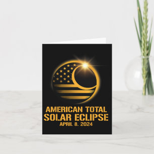 Total Solar Eclipse April 8 2024 Totality Astronom Card