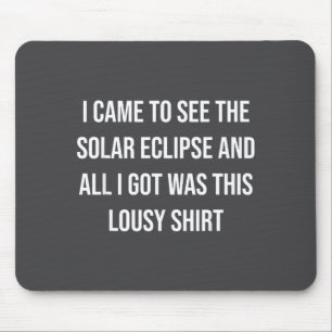 Total Solar Eclipse April 8 Illustration Mouse Mat