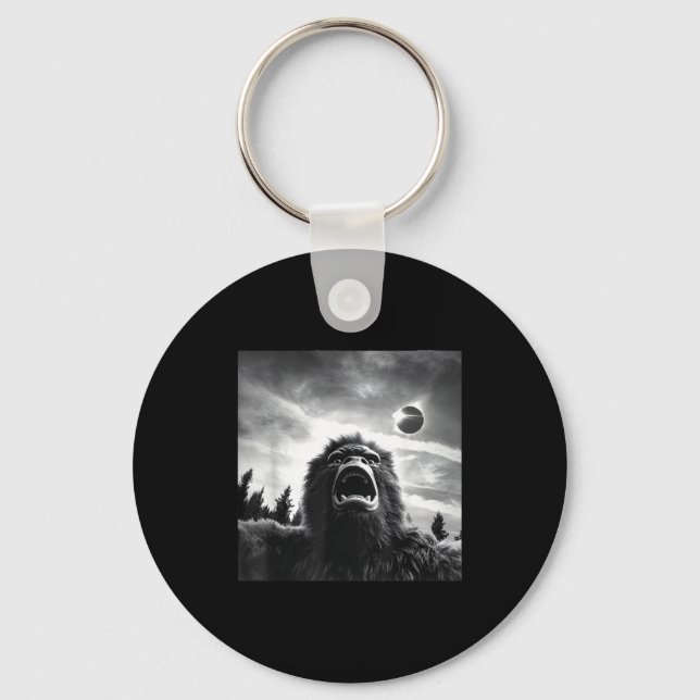 Total Solar Eclipse April 8 Key Ring (Front)