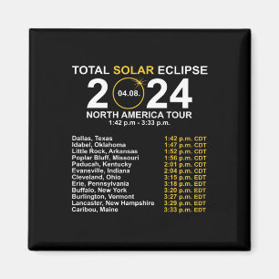Total Solar Eclipse April 8 Path Of The Eclipse  Magnet