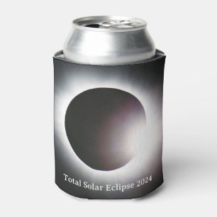 Total solar eclipse April 8th  2024 moon sun Can Cooler